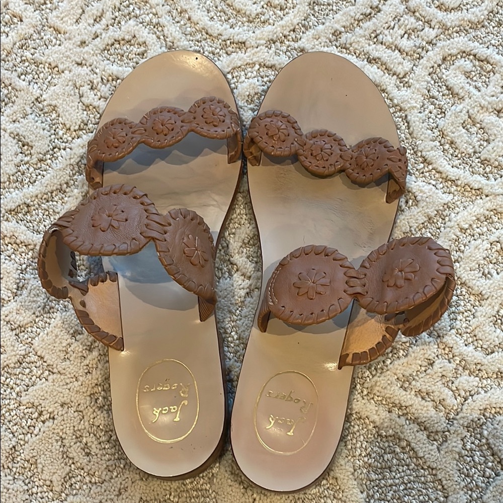 Jack Rogers Brown Sandals